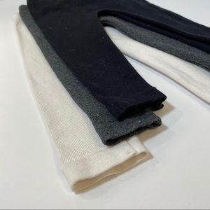 Silky Toes Baby Leggings 3pk 6-12M